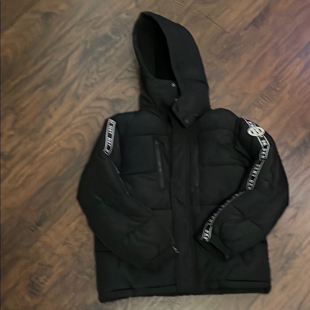 DKNY Black Puffer Jacket for Kids